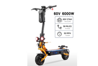 YUME X11+ Electric Scooter — 6000W Dual Motor, 60mph Top Speed
