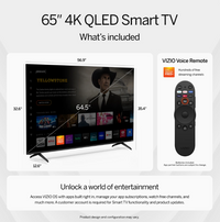 VIZIO 65" 4K QLED Smart TV - Quantum (M65Q6-L4)