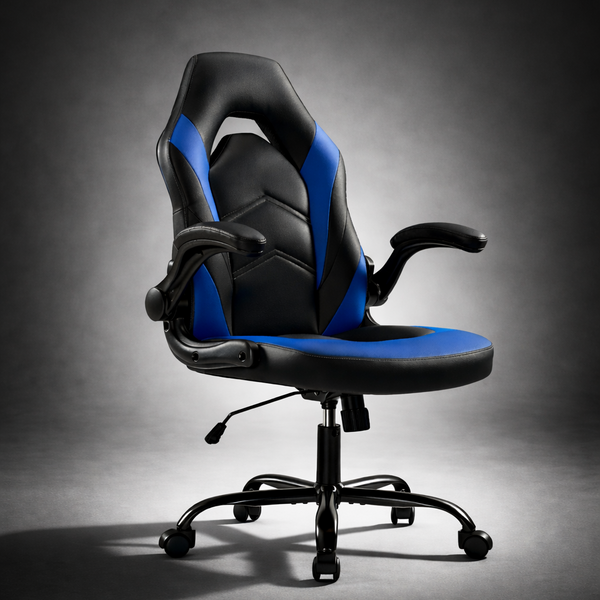 Ergonomic Gaming Racing Chair — Compact, 275 lb Capacity