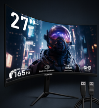 XGAMING 27" QHD Curved Gaming Monitor — 165Hz, 1ms Response
