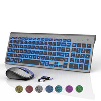 Wagpak Wireless Keyboard & Mouse Combo - RGB