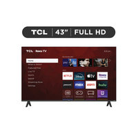 TCL 43" 1080p FHD Roku Smart TV