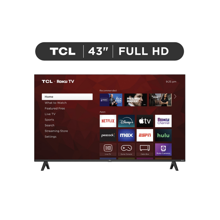 TCL™ - 43" FHD LED Smart TV with Roku TV (New)
