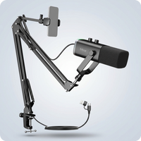 FIFINE AM8 Streaming Mic Kit - USBXLR with Boom Arm