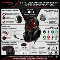 HyperX Cloud III - Wired Gaming Headset