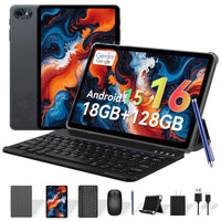 T80 10.5" 2-in-1 Tablet — 18GB RAM + 128GB, Gemini AI, Android 15