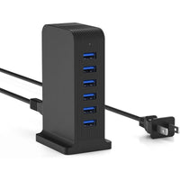 VHBW 20W 6-Port USB Charging Tower
