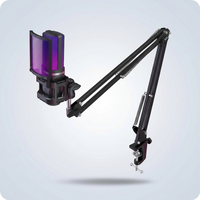 ZealSound USB Gaming Mic Kit - RGB with Boom Arm