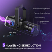 FIFINE AM8 - USB/XLR RGB Streaming Mic