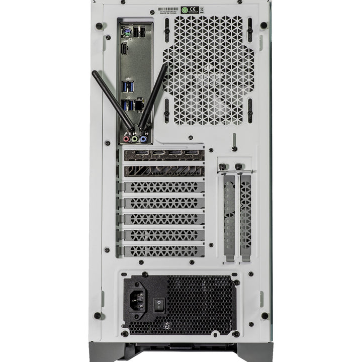 Argentux Custom Built Gaming Desktop PC White (Intel I7-10700F 8-Core, 16GB RAM, 512GB Pcie SSD + 1TB HDD (3.5), Radeon RX 6900 XT, Wifi, Bluetooth, 1Xusb 3.2, 1Xusb 3.0, 1Xhdmi, Win 10 Home)