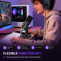FIFINE AM8 - USB/XLR RGB Streaming Mic