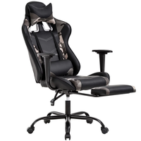 BestOffice Ergonomic Gaming Racing Chair with Footrest