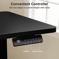 CHITOOMA Electric Standing Desk 55x24 with 4 Memory Presets