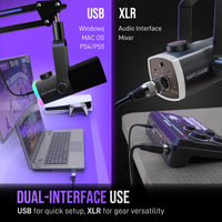 FIFINE AM8 PROT - RGB Streaming Mic Kit