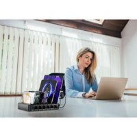 Amicable 96W 6-Port Charging Station with Cables