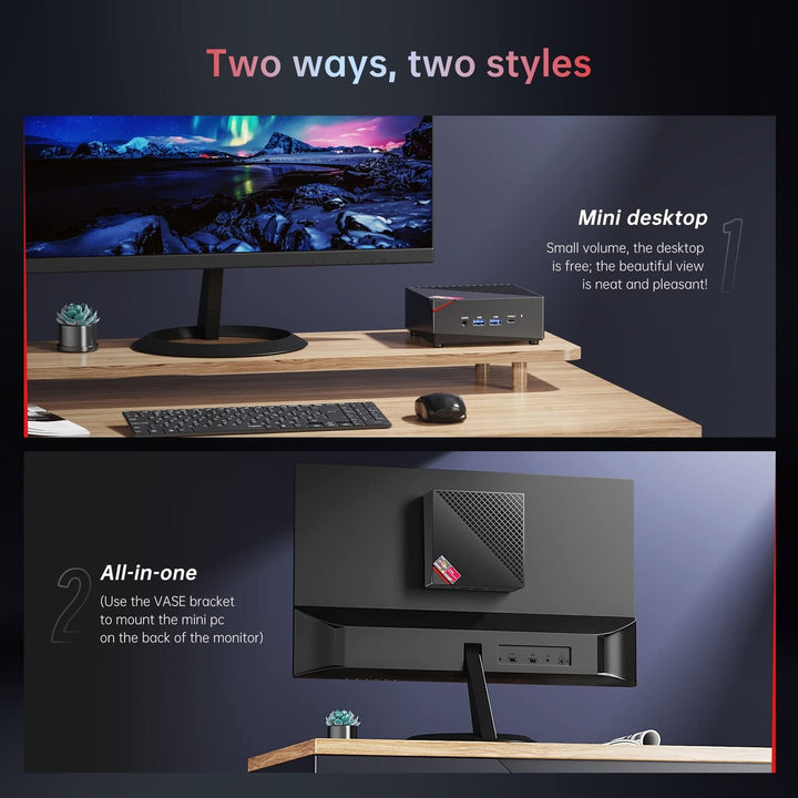 ACEMAGICIAN [Dual LAN Mini Gaming PC AMD Ryzen 7 5800U Mini PC 16GB DDR4 512G...