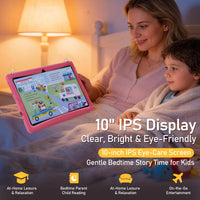 Doundy Kids Tablet 10.1" — 6GB RAM + 64GB, Pink Edition
