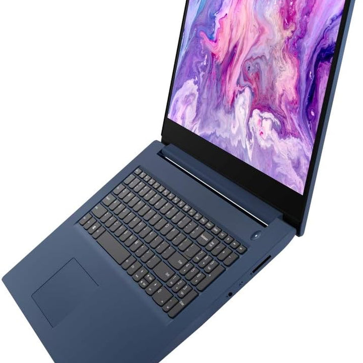 Ideapad 3 Laptop, 17.3" HD+, Intel Core I5-1035G1 Processor, HDMI, Bluetooth, Wi-Fi, Webcam, Online Class, Zoom, Windows 10, Abyss Blue, KKE Bundle (20GB RAM | 1TB SSD)