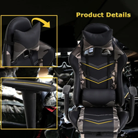 BestOffice Ergonomic Gaming Racing Chair with Footrest