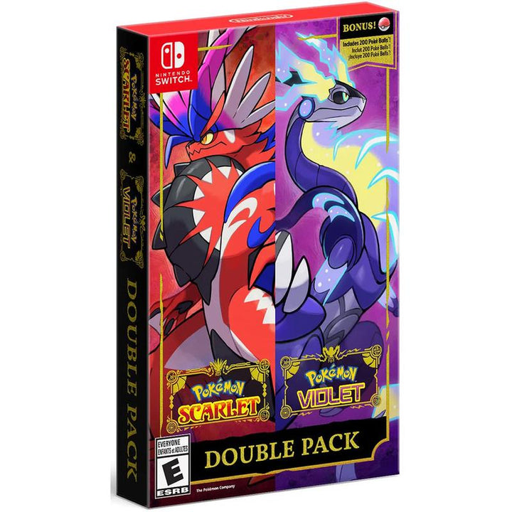 Nintendo Switch - OLED Model - Pokemon Scarlet & Violet Edition W/ Double Pack Game (Region Free)