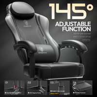 Dowinx Ergonomic Gaming Chair — Pocket Spring Cushion + Massage