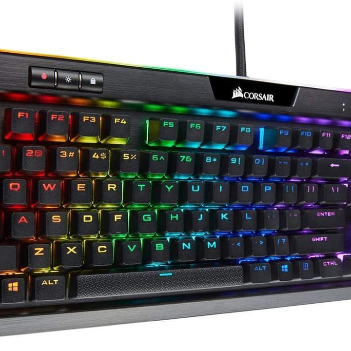 K95 RGB Platinum XT Mechanical USB Gaming Keyboard, Backlit RGB LED, Cherry MX RGB Brown, Black