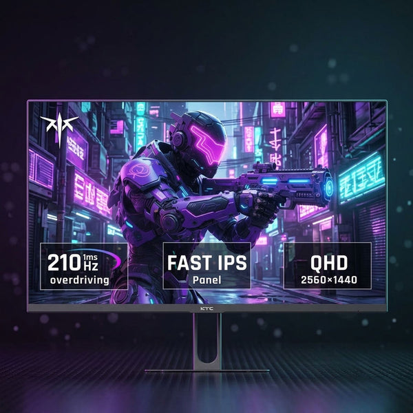 KTC 27" QHD 200Hz Fast IPS HDR400 Gaming Monitor — 1ms 1440p