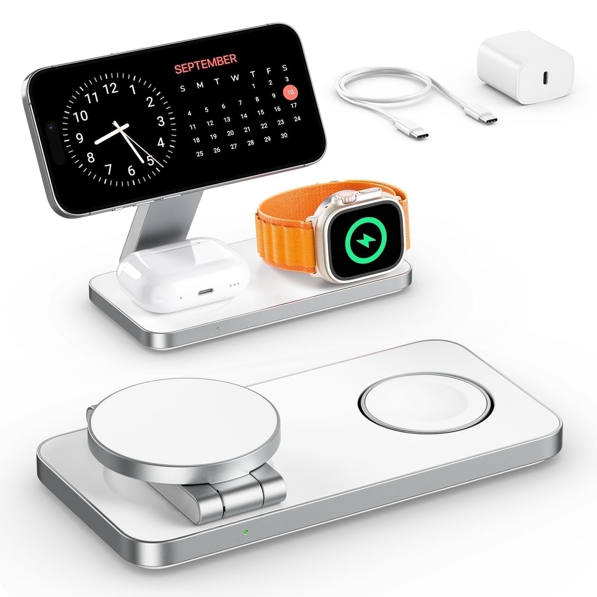 MagSafe Foldable Charging Station - White variant