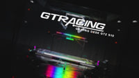 GTRACING T-Shape Gaming Desk with RGB LED and Wireless Charging product demo video