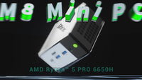 GMKtec M8 Mini PC Ryzen 5 PRO product demo video