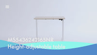 Mainstays Electric Adjustable Standing Desk 44x24 with Memory Presets product demo video